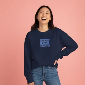 Friends inspired navy sweatshirt for women