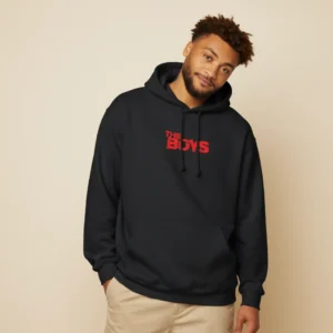 Men black the boys inspired hoodie