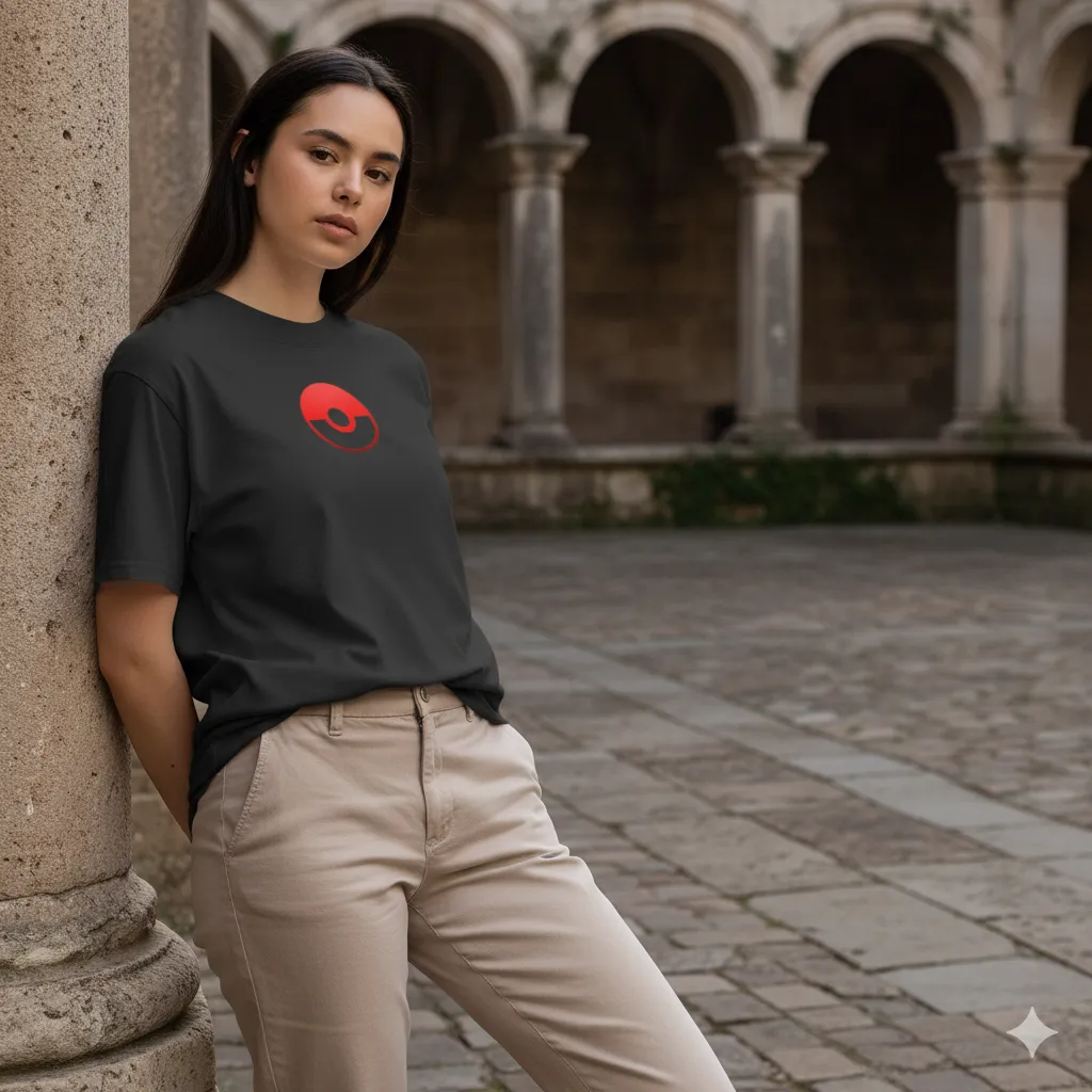 Pokemon Inspired Black Oversized T-Shirt – Pokeball Graphic - Image 5