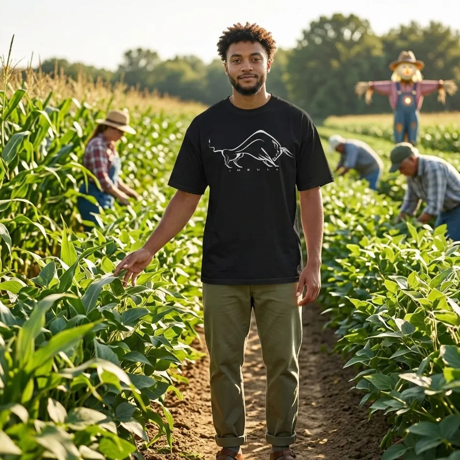 Bull Inspired Black Oversized T-Shirt – Bull Graphic - Image 7