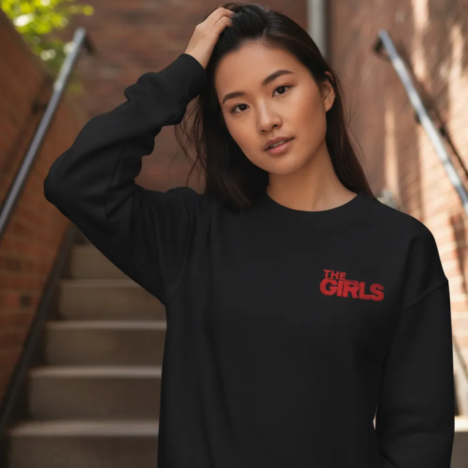 The Girls Inspired Black Sweatshirt for Women | Text Graphic - Image 6