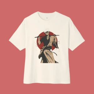 Anime 5.0 Dropshoulder Beige T-shirt