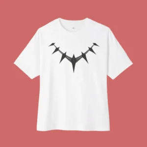 Black Panther Dropshoulder T-shirt 3.0 White