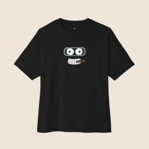 Ackward Face Toon  Dropshoulder T-shirt