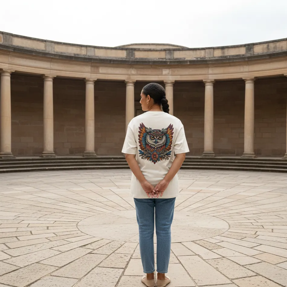 Owl Inspired Dropshoulder T-shirt 2.0 - Image 3