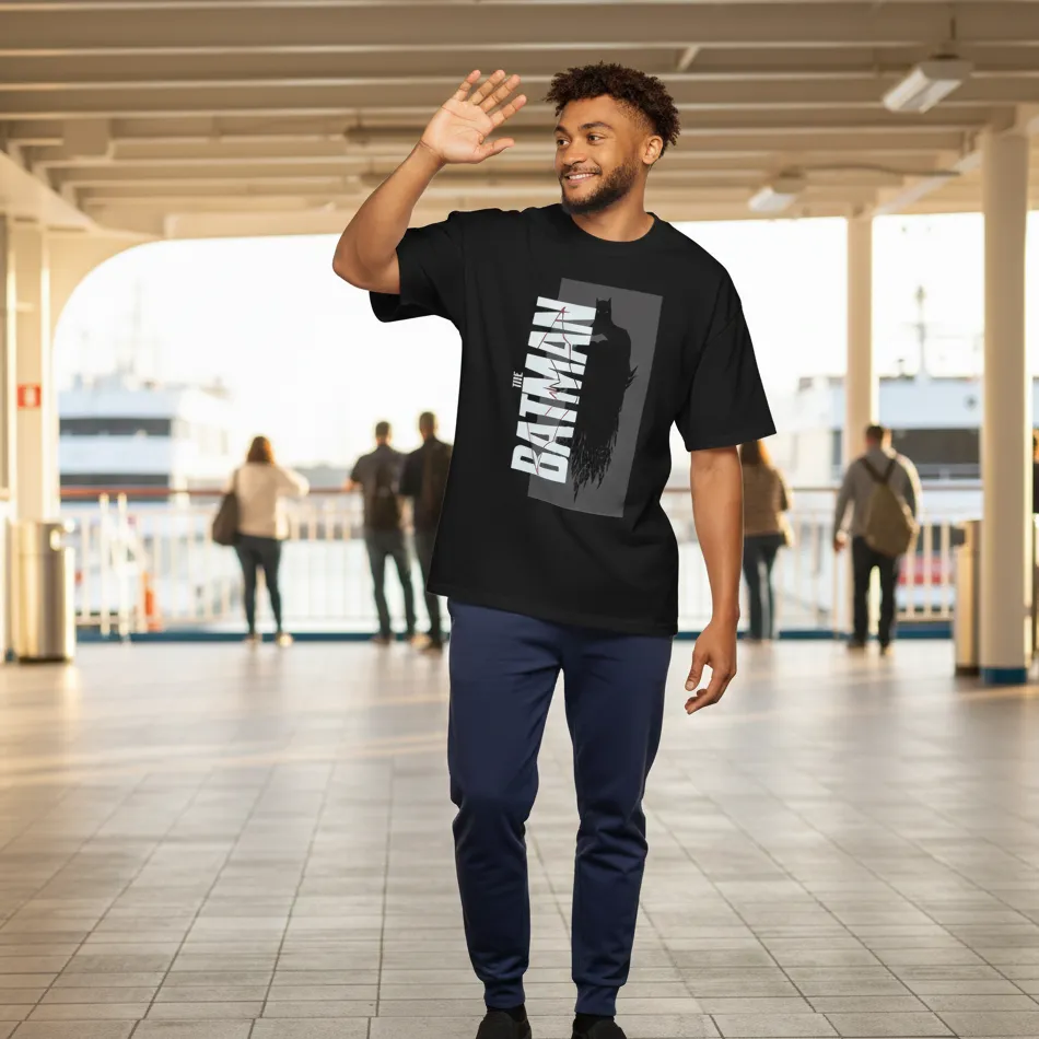 Batman Inspired Dropshoulder T-shirt 2.0 - Image 9