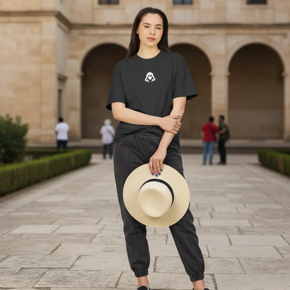 Gym Inspired Black Oversized T-Shirt - Image 5