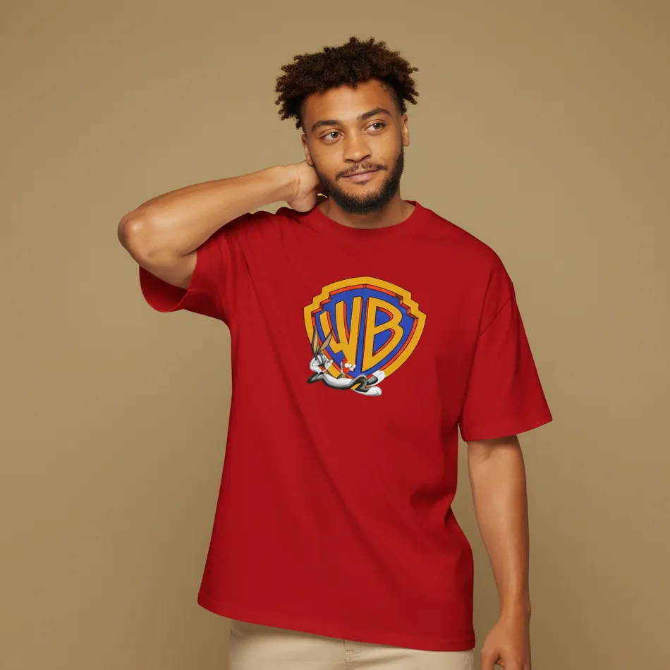 Looney Toons 1.0 Dropshoulder T-shirt Red