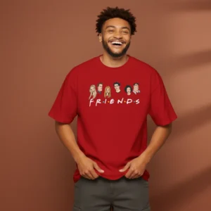Friends Inspired Dropshoulder Red 2.0 T-shirt
