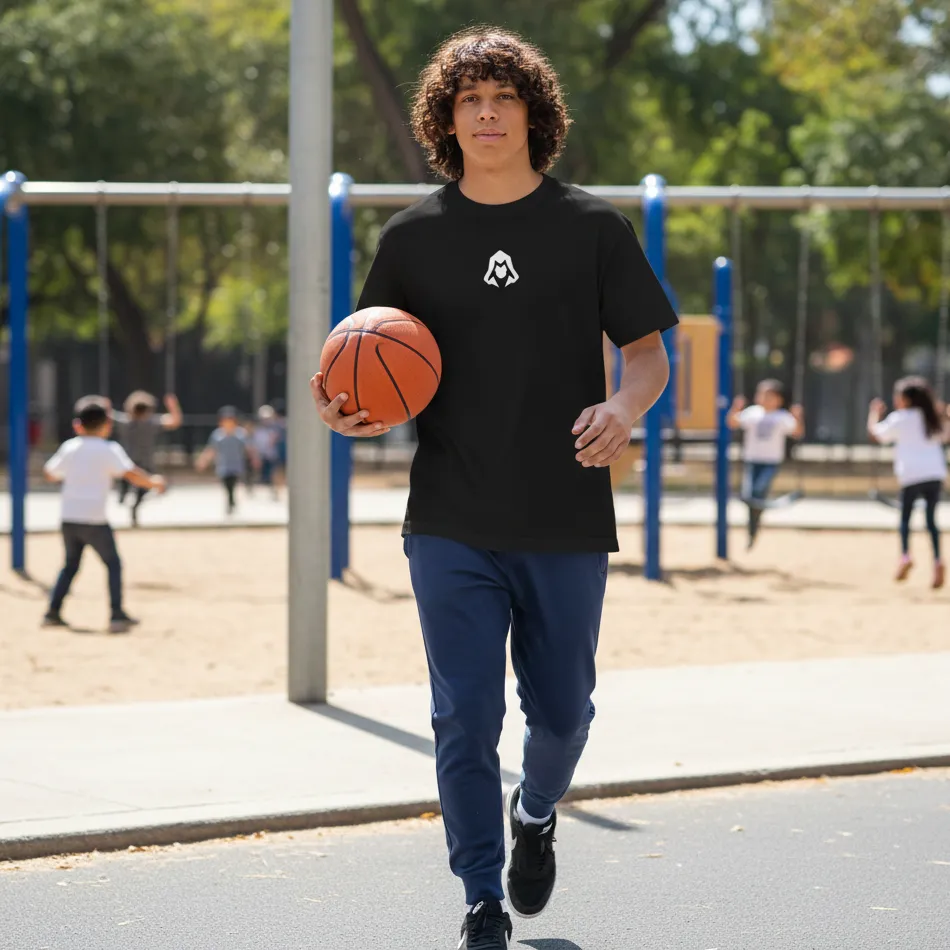 Gym Inspired Black Oversized T-Shirt - Image 6