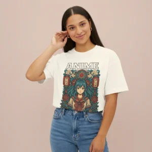 Anime Inspired  Dropshoulder T-shirt 17.0