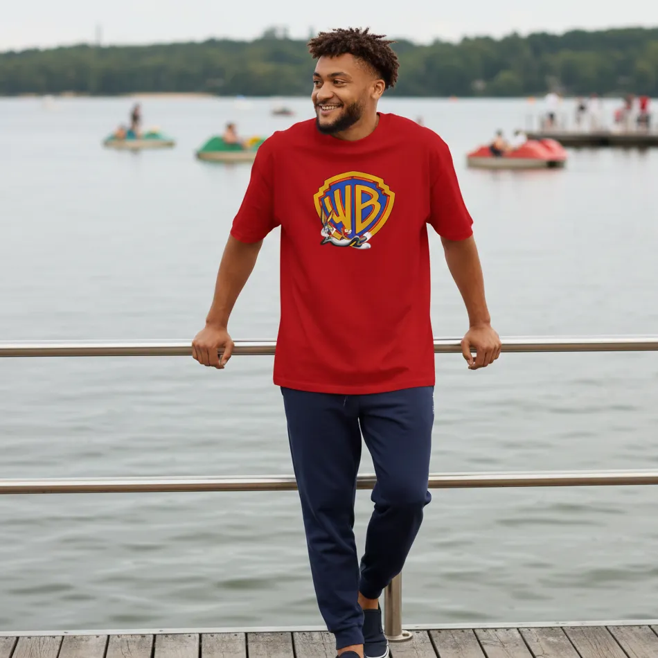 Looney Toons 1.0 Dropshoulder T-shirt Red - Image 4