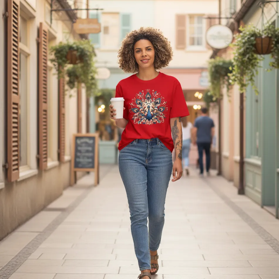 Peacock Inspired Oversized T-shirt 1.0 - Image 4