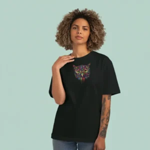 Night Owl ART Inspired  Dropshoulder T-shirt