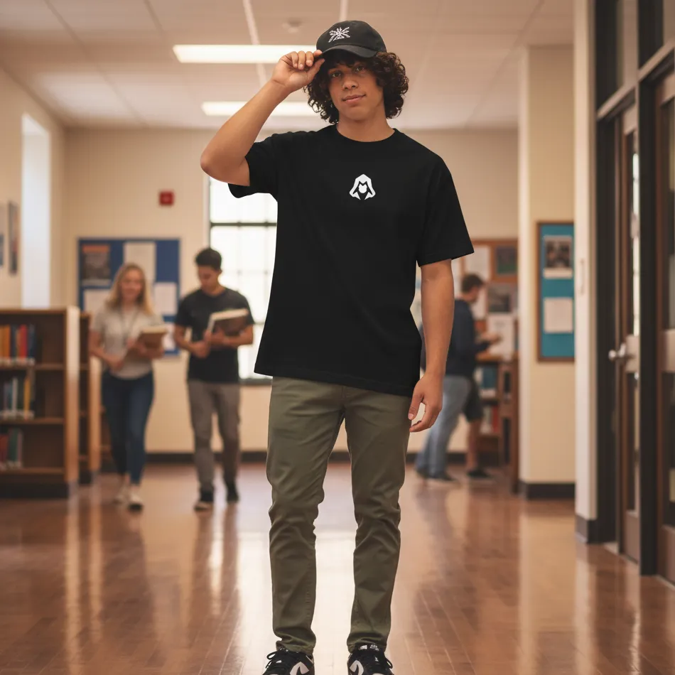 Gym Inspired Black Oversized T-Shirt - Image 8