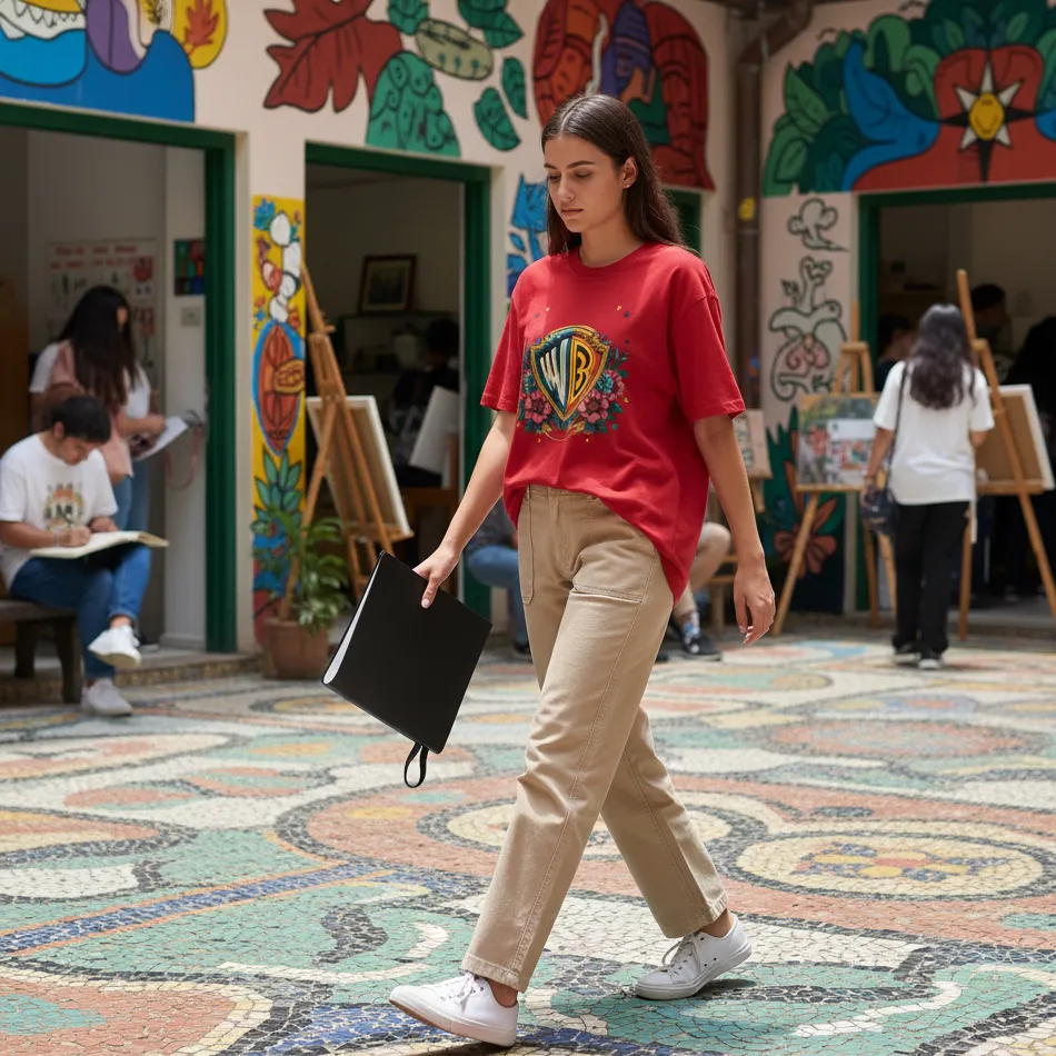 Warner Bros Logo Inspired Dropshoulder T-shirt 1.0 - Image 2