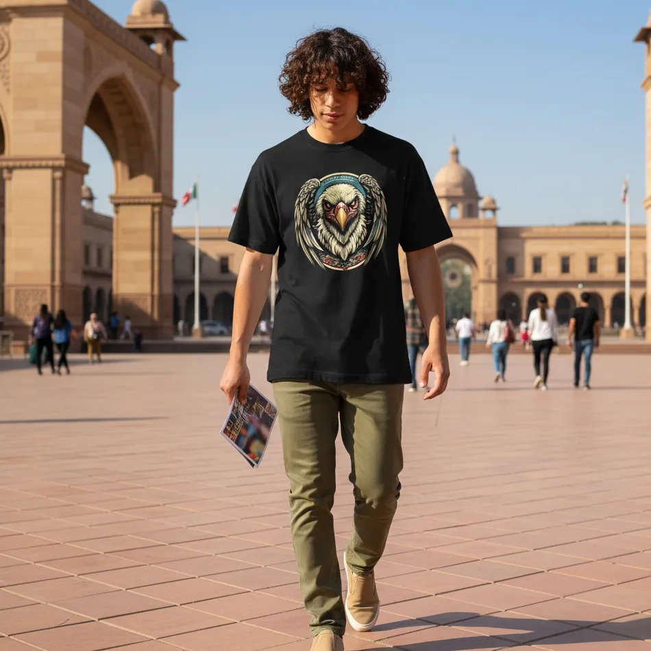 Eagle Inspired Dropshoulder T-shirt 1.0 - Image 2