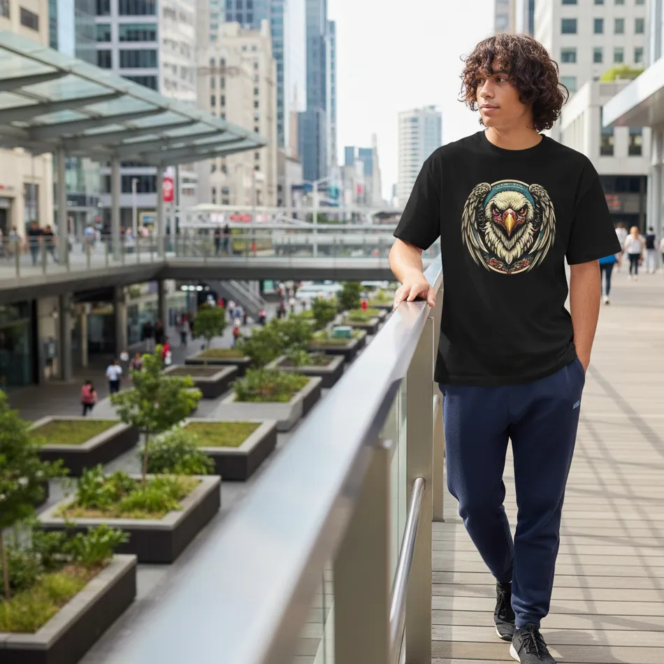 Eagle Inspired Dropshoulder T-shirt 1.0 - Image 6