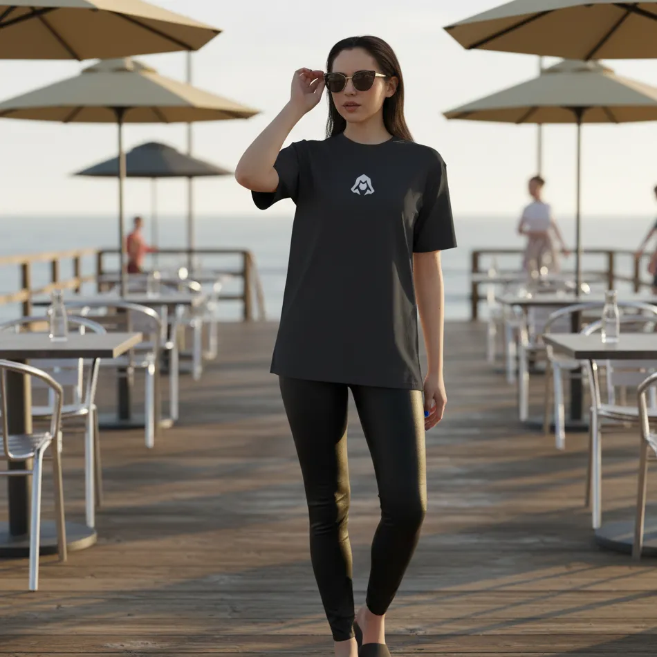 Gym Inspired Black Oversized T-Shirt - Image 9