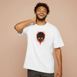 Skull 4.0 - Dropshoulder T-shirt White