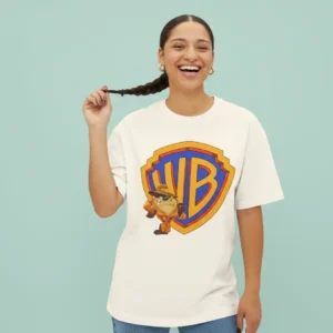 Looney Toons 3.0 Dropshoulder T-shirt Beige