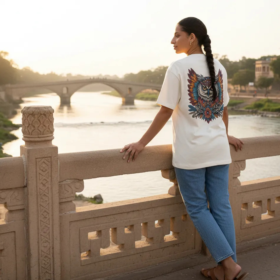 Owl Inspired Dropshoulder T-shirt 2.0 - Image 4