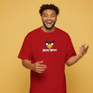 Angry Birds 6.0 Dropshoulder Red T-shirt