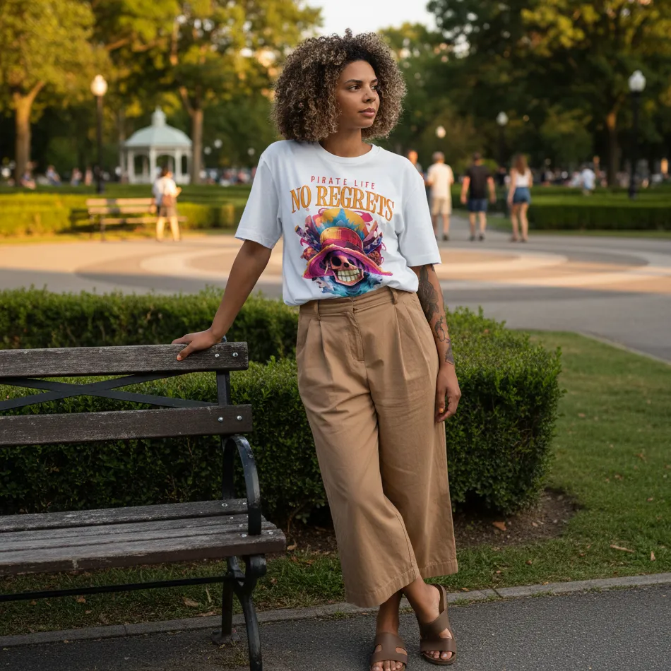 One Piece–Inspired Skull White Oversized T-Shirt - Image 10