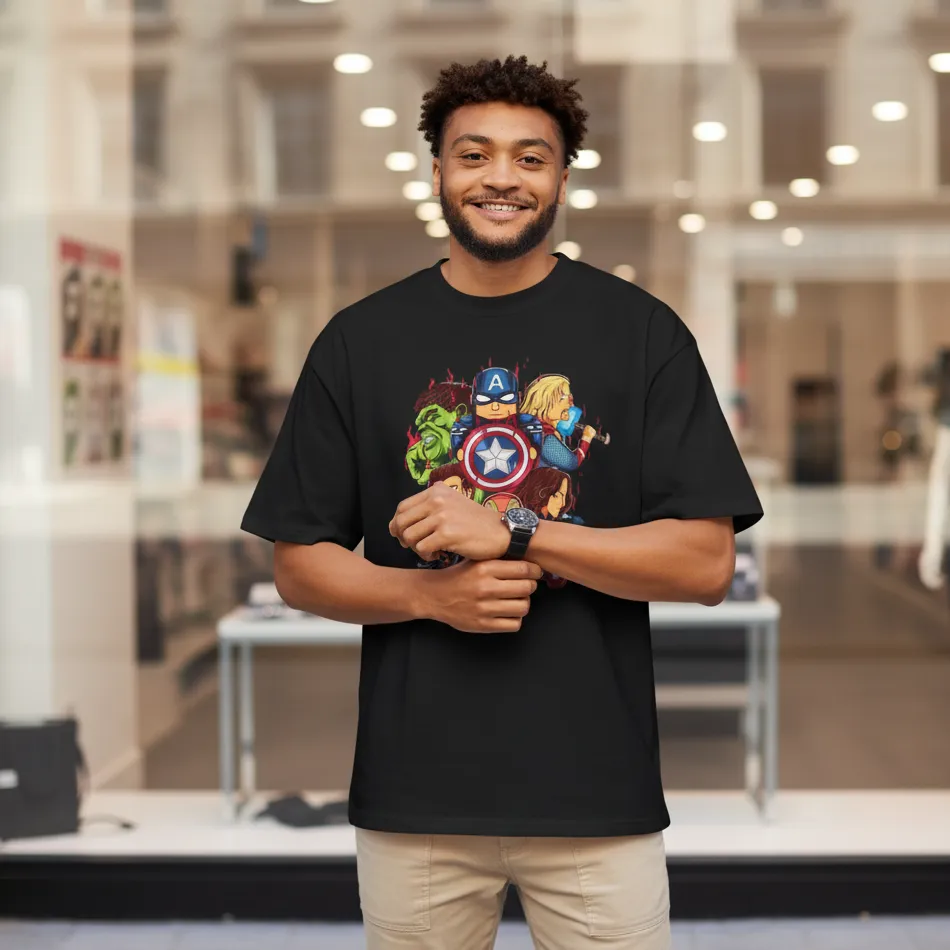 The Avengers Dropshoulder T-shirt - Image 9