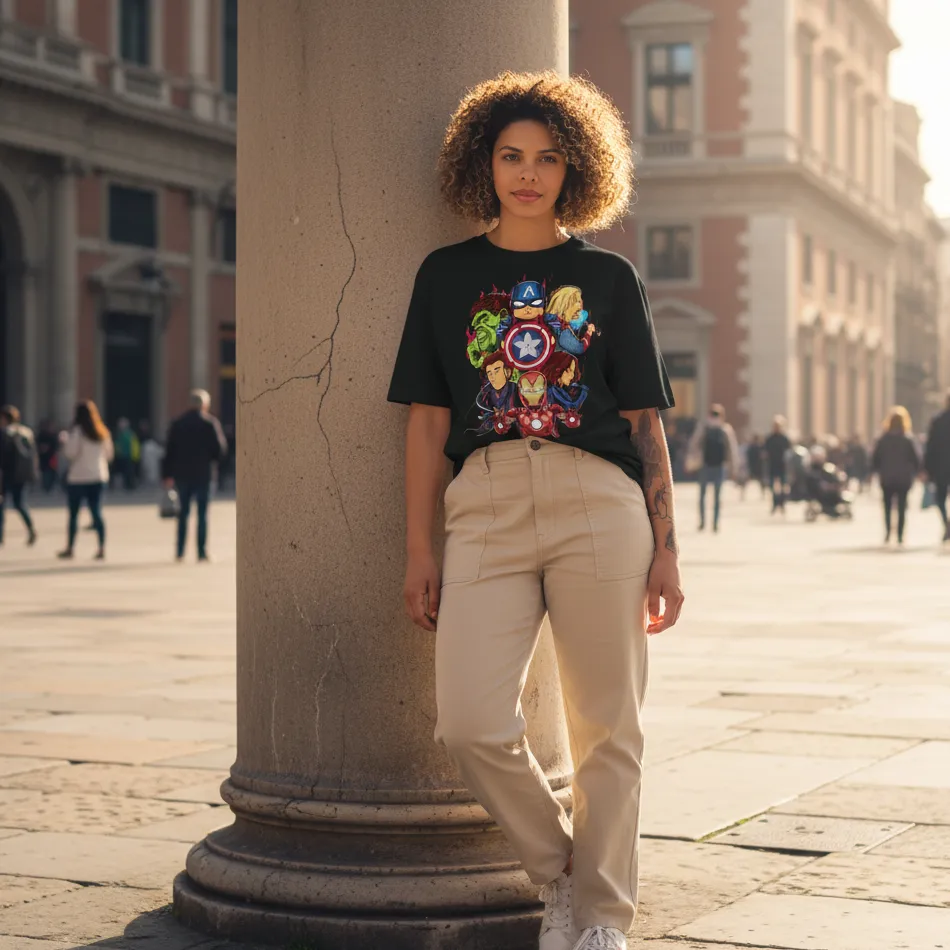 The Avengers Dropshoulder T-shirt - Image 7