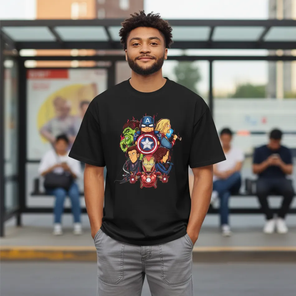 The Avengers Dropshoulder T-shirt - Image 6