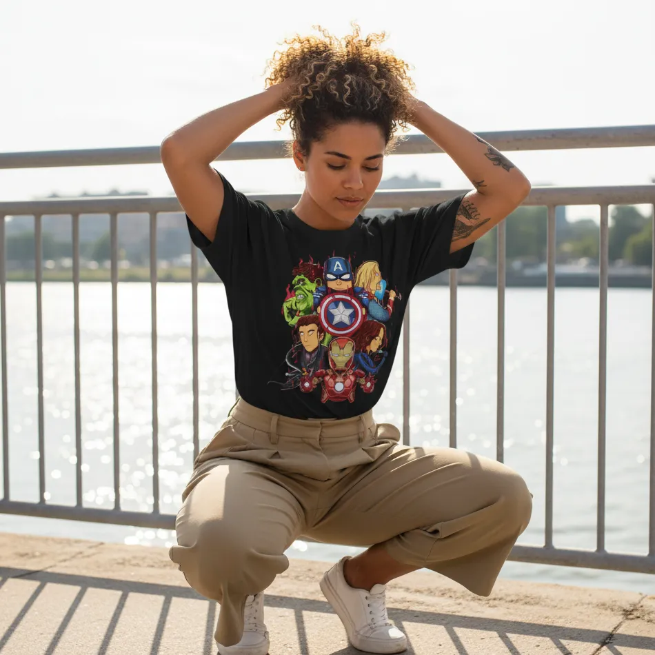 The Avengers Dropshoulder T-shirt - Image 4