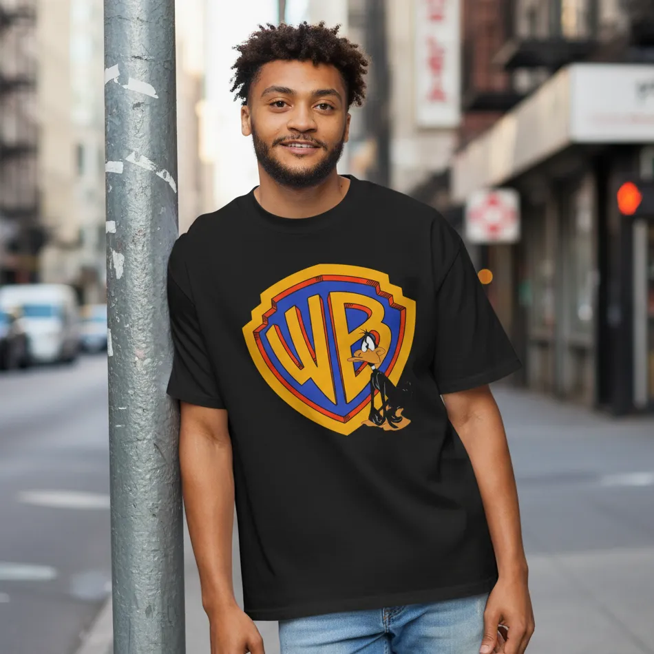 Warner Bros Inspired Black Oversized T-Shirt – Daffy Duck Graphic - Image 5