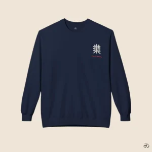 Japanese Inspired Navy Sweatshirt for Women | Piecemaker Graphic