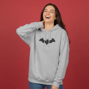 Women grey batman dc inspired hoodie