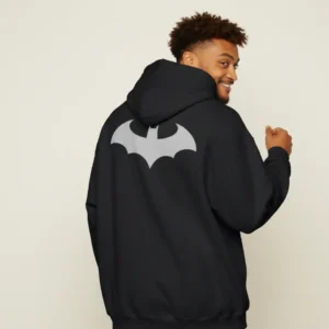 Men black batman inspired hoodie