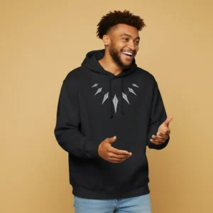 Men black black panther inspired hoodie