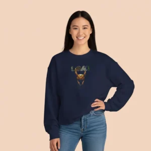 Women navy loki inspired sweatshirt