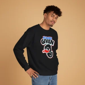 Men black motivational text sweatshirt