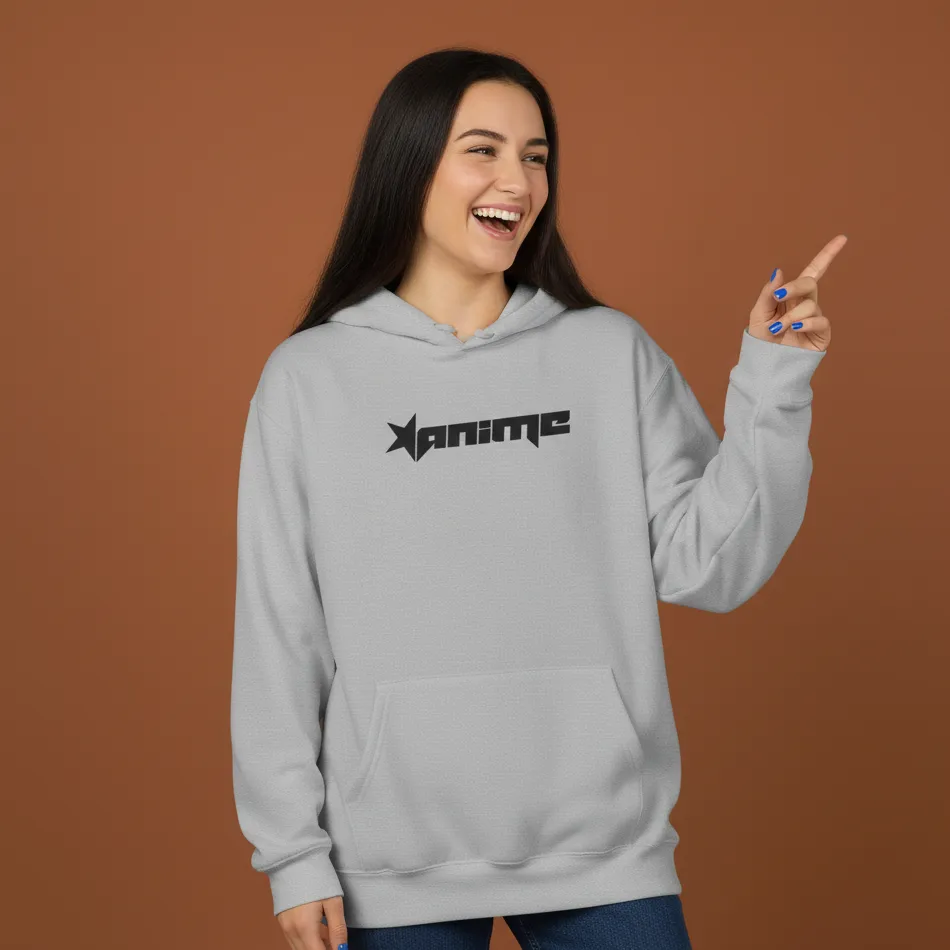 Women grey naruto inspired hoodie
