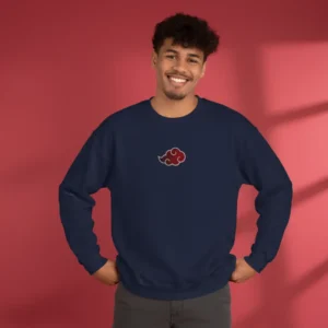 Men navy naruto inspired sweatshirt