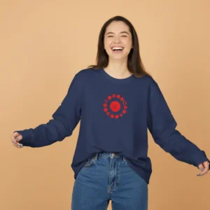 Women navy naruto inspired sweatshirt