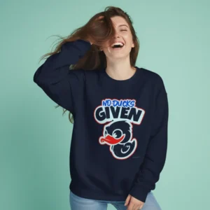 Women navy no ducks given sweatshirt