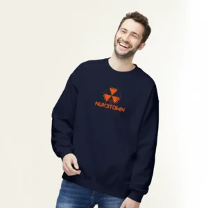 Men navy pubg inspired sweatshirt