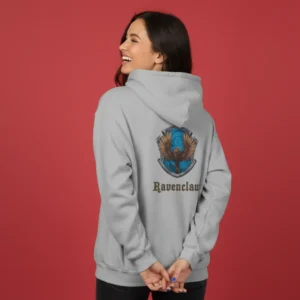 Women grey ravenclaw inspired hoodie