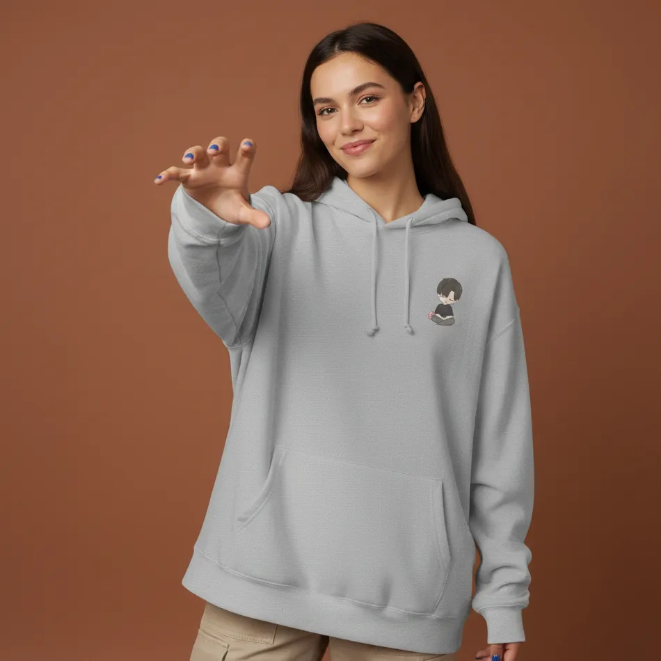 Women grey suga inspired hoodie