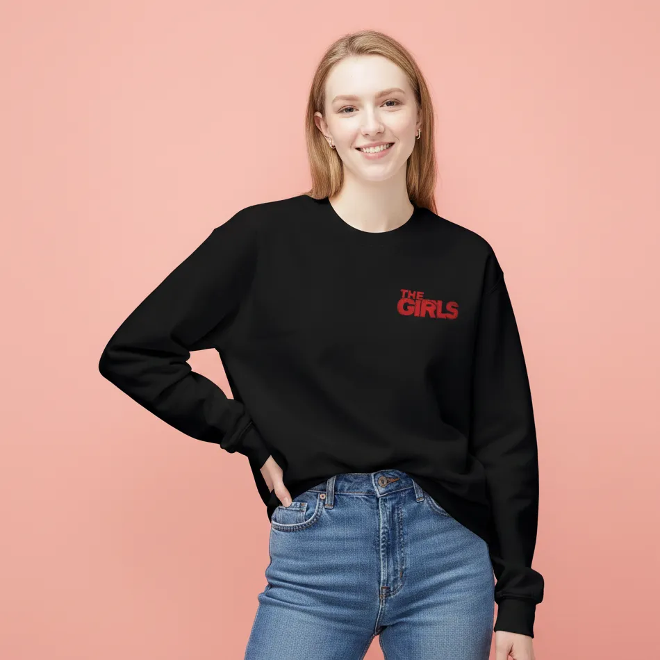 Women black the girls inspired sweatshirt