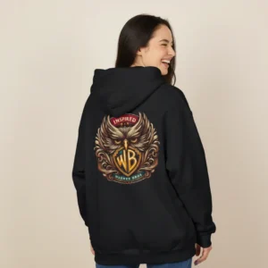 Women black warner bros owl inspired hoodie