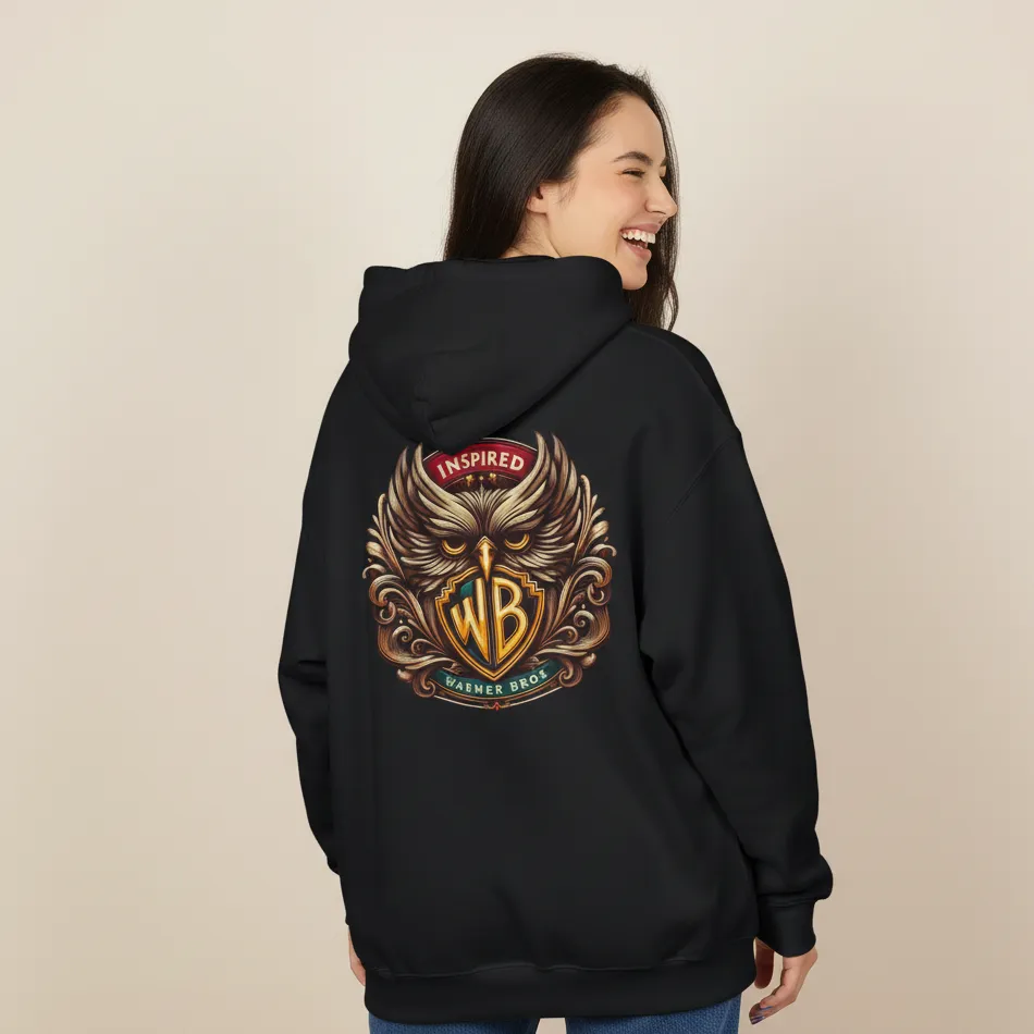 Women black warner bros owl inspired hoodie